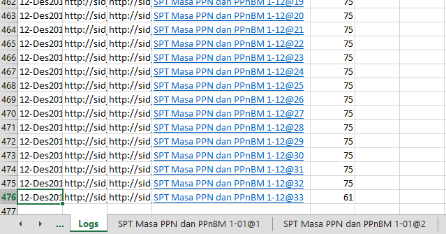 Collect Data Sedot PPN Masukan eAudit Utilities 01