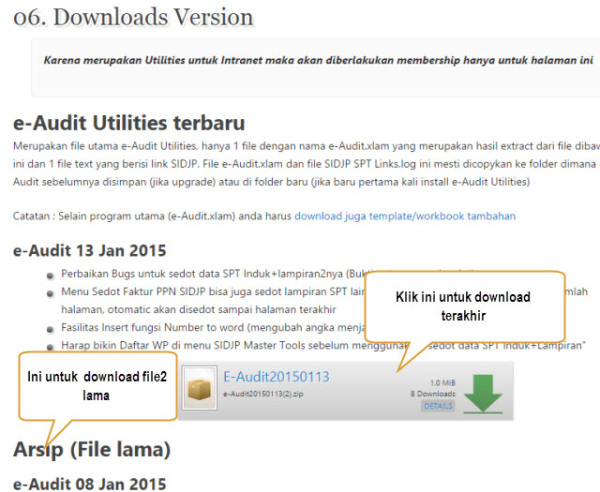 Download dan install06