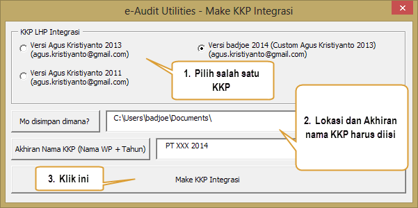 e-audit - kkp integrasi