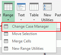 e-Audit Utilities - Change Case00