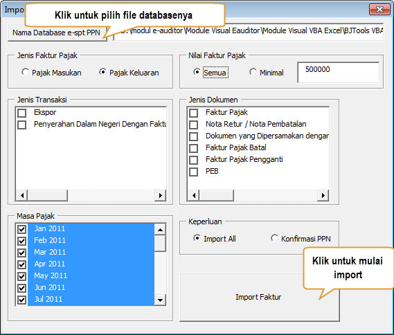 Import Faktur pajak04